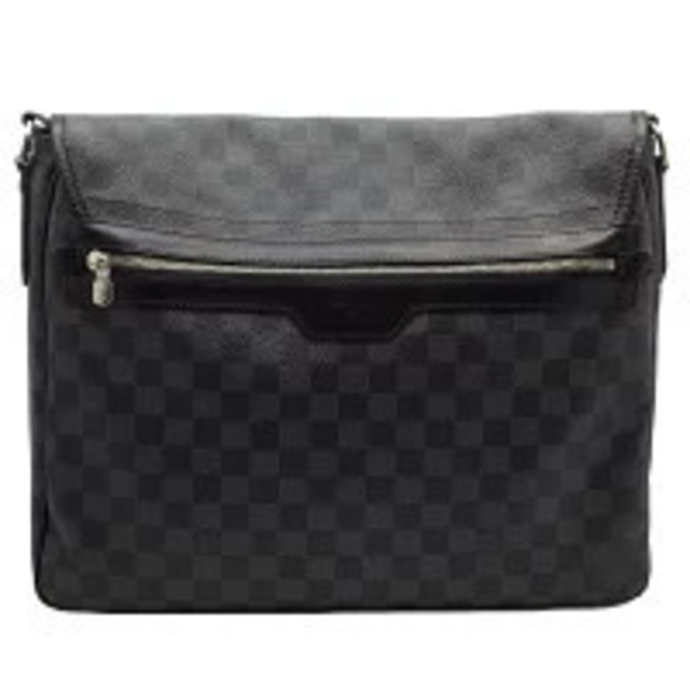 Louis Vuitton Renzo Gray Graphite Bag Black Damier Shoulder